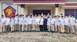 Dok. HUT ke-14 Partai Gerindra di Kantor DPD Partai Gerindra Provinsi Jambi Jalan Arief Rahman Hakim Telanaipura Jambi, Minggu (6/2/22). FOTO : Istimewa