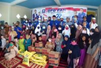 FOTO : Ketua dan Pengurus DPD PAN Tanjung Jabung Barat Saat Menyambangi Panti Asuhan Aisyiah di Jalan Bhayangkara Kuala Tungkal, Minggu (23/08/20).
