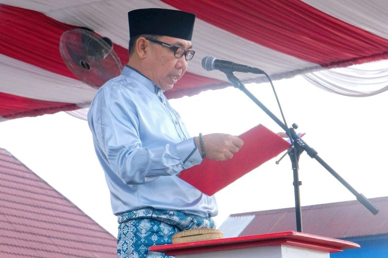 HUT Tanjab Barat ke-60: Ketua DPRD Hadiri Ajak Warga Jaga Gotong Royong dan Kerukunan. FOTO : HMS