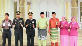 DOk. Wabup Hairan Foto Bersama USai Pimpin Upacara Peringatan Hari Lahir Pancasila 2023. FOTO : Dokpim