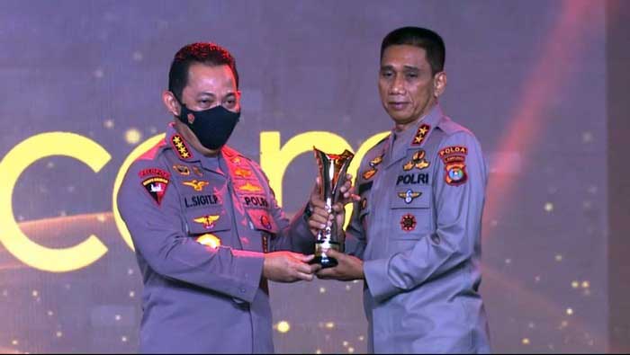Kapolri Jenderal Polisi Drs. Listyo Sigit Prabowo M.Si /  Hoegeng Awards 2023. FOTO : Ist/Net