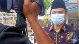 Faizal Riza saat hadiri acara Refleksi 1 Tahun Kepemimpinan H. Anwar Sadat-Hairan di Kuala Tungkal, Sabtu (26/2/22). FOTO : NOVAL/BAS