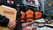 ILUSTRASI : Dalam OTT berskala besar di lingkungan BPN Bogor ini, tim penindakan KPK mengamankan 17 orang serta menyita uang tunai ratusan miliar rupiah yang disimpan di dalam 20 koper sebagai barang bukti. (FOTO : Dpk. Istimewa LT)