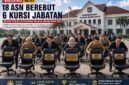Sebanyak 18 ASN terbaik Masuk dalam 3 Besar memperebutkan 6 kursi jabatan kepala OPD strategis di lingkungan Pemerintah Kabupaten Tanjung Jabung Barat. Pejabat Pembina Kepegawaian (PPK) nantinya akan memilih 1 nama terbaik dari 3 kandidat di masing-masing jabatan untuk dilantik secara definitif. (FOTO : Dok. Istimewa Lintastungkal)