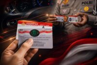 Ilustrasi kartu SIM A dan SIM C1. Berdasarkan Perpol Nomor 5 Tahun 2021, keterlambatan perpanjangan SIM meski hanya satu hari mewajibkan pemilik untuk mengikuti prosedur penerbitan SIM baru. (FOTO : Dok. Lintastungkal)