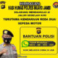 Polres Muaro Jambi Himbauan Pengendara Tak Mendahului dari Lajur Kiri. Sumber : Humas PMJ