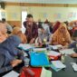 FOTO : Sejumlah Peserta Berdiskusi di Kelompoknya Masing-masing pada Diseminasi Pelatihan Modul asatu Pembelajaran SMP di Batanghari/Dok. Tanoto, Sabtu, (08/02/20).