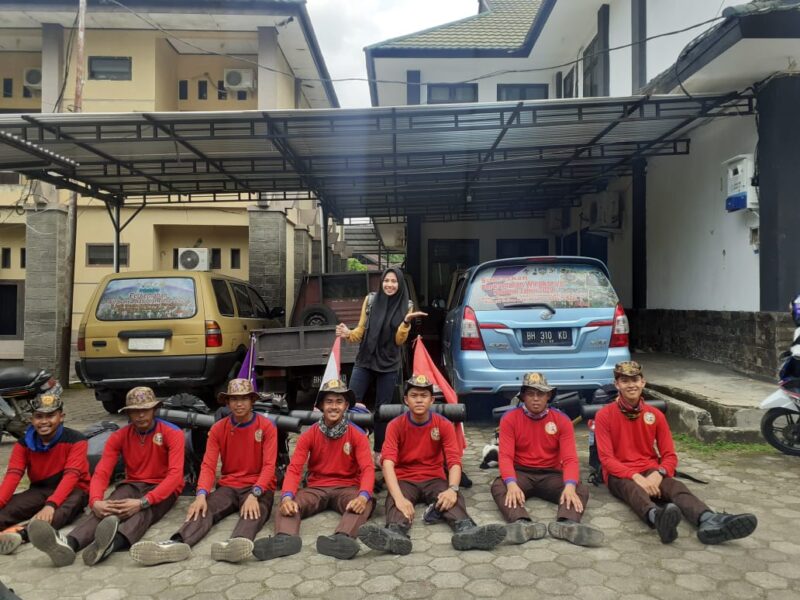 FOTO : 7 Anggota DKR Ptamuka Bram Itam Napak Tilas Tiba di Kwarda Provinsi Jambi, Rabu (18/02/20)