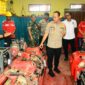 FOTO : Kapolres Tanjabbar AKBP Guntur Saputro dan Dandim 0419/Tanjab Letkol Inf Erwan Susanto, S.IP Melakukan Pengecekan Alat Pemadam Salah Satu Perusahaan di wilayah Ulu, Selasa (10/03/20).