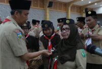 FOTO : Sekretaris Daerah Tanjung Jabung Barat, Ir. H. Agus Sanusi Melantik Majelis Pembimbing dan Pengurus Saka Bakti Husada Tingkat Cabang Tanjung Jabung Barat masa bakti 2020-2025, Senin (23/03/20).