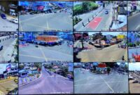 FOTO : Sejumlah Jalan Di Kota Jambi, Sumber CCTV aplikasi Sikoja Dishub Kota Jambi, Kamis (26/03/20)