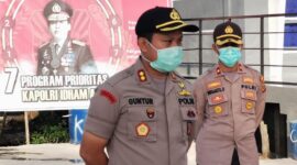 FOTO : Kapolres Tanjab Barat AKBP Guntur Saputro, SIK, MH dsn Wakapolres Kompol Wirmanto Dinata, S.Ag, MM
