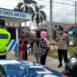 FOTO : Sat Lantas Polres Tanjung Jabung Barat Saat Gelar Razia Pengawasan Kepatuhan Memakai Masker dan Tertib Lalu Lintas Menuju New Normal Massa Pandemi Covid-19, Jumat (29/05/20)