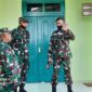 FOTO : Kasdam II/ Sriwijaya Brigjen TNI Mohammad Zamroni, S.IP saat Berdata di Kodim 0419/Tanjab, Sabtu (30/05/20)