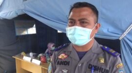 FOTO : Andi Rusmanto, A.Md, Kepala UPT Pengawalan Prasarana Dishub Tanjab Barat selaku Penanggung Jawab Operasional Pelabuhan LASDP.