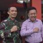 FOTO : Kepala Dinas Penerangan TNI Angkatan Darat (Kadispenad) Brigadir Jenderal TNI Nefra Firdaus pada saat mengadakan kunjungan ke Studio TV One, Jakarta, Jumat (19/06/20).