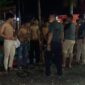 FOTO : Puluhan Remaja Terlibat Tauran yang Diamankan Polisi, Sabtu malam (19/06/20).