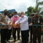 Bupati Tanjung Jabung Barat Dr. H. Safrial secara resmi tetapkan Desa Pematang Buluh, Kecamatan Betara sebagai Kampung Ampuh. FOTO Humas Setda, Rabu (24/06/20).