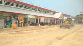 FOTO : Pasar Tradisional Modern di Kecamatan Tebing Tinggi, Kabupaten Tanjab Barat.