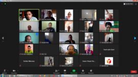 FOTO : Screenshot Jalannya Webinar