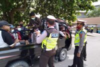 FOTO : Kasat Lantas Polres Tanjab Barat IPTU Eko Sutoyo, SH Saat Memimpin Ops Patuh Siginjai 2020.
