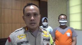 Kapolres Tanjabbar Tinjau Tempat Peserta Lomba Jahit Masker Merah Putih