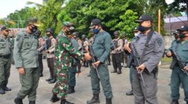 FOTO : Pelepasan Pemberangkatan Tim Gabungan Operasi Pengamanan Peredaran Hasil Hutan di Kantor Kehutanan Prov Jambi, Selasa (01/09/20)