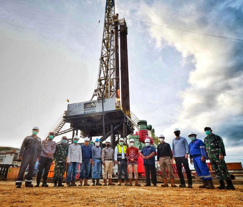 FOTO : Peninjauan Perkembangan Terkini Aktifitas Perusahhan Panas Bumi PT Sorik Marapi Geothermal Power di Penyabungan Mandailing Natal, Kamis (25/02/21)