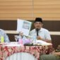 Bupati Tanjab Barat H. Anwar Sadat Pimpin Rapat Koordinasi dihadiri OPD terkait dan unsur Pimpinam PT PWS di rumah dinas Bupati. FOTO : Istimewa