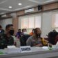 Kapolda Jambi Irjen Pol A Rachmad Wibowo Saat Mengikuti Launching Aplikasi Sinar secara Vicon di Mapolda Jambi, Selasa (13/04/21).
