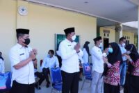 Wabup Hairan Saat Hadiri Acara Permohonan maaf siswa kelas XII SMAN 1 Tanjung Jabung Barat. FOTO : Prokopim.