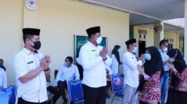 Wabup Hairan Saat Hadiri Acara Permohonan maaf siswa kelas XII SMAN 1 Tanjung Jabung Barat. FOTO : Prokopim.