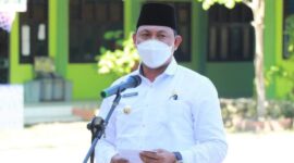 Wabup Hairan Saat Hadiri Acara Permohonan maaf siswa kelas XII SMAN 1 Tanjung Jabung Barat. FOTO : Prokopim.