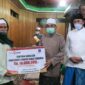 Bupati H. Anwar Sadat didampingi Wakil Bupati Hairan Menyerahkan Bantuan CSR untuk Masjid. FOTO : Prokopim