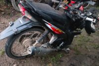 Motor Korban Yang Mengakami Kecelakaan. FOTO : Istimewa