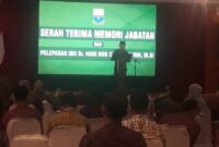 FOTO : Pemprov Jambi Melaksanakan Serah terima jabatan dari Pj Gubernur Jambi, Dr Hari Nur Cahya Murni kepada Gubernur Jambi Dr. Al Haris, Kamis (08/07/21).