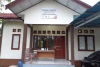 Rumah Dinas Kapolsek Tungkal Ilir Diadopsi Jadi Pondok Isolasi Pasien Terkonfirmasi Covid-19. FOTO : RESTJB