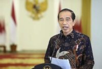 Presiden Joko Widodo Saat Samoaikan Keterangan Pers di Istana Kepresidenan Bogor, Senin (02/08/21). FOTO : ISTIMEWA