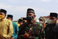 Danrem 042/Gapu Hadiri Pembukaan MTQ ke-59 Tingkat Provinsi di Tanjab Barat, Minggu (03/10/21). FOTO : PENREM