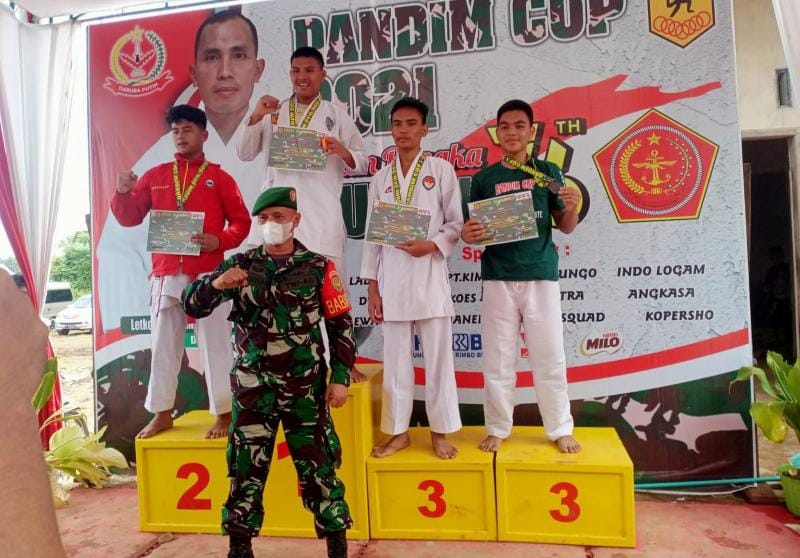 Enam Atlet Inkado Tanjab Barat Utusan Kodim 0419/Tanjab Raih Medali Karate Dandim Bute Cup I. FOTO : DIMTAJ