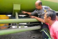 Truk Terlibat Laka Maut di Mendalo Darat yang Diamankan Satlantas Polres Muaro Jambi. FOTO : Satlantas PMJ