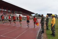 Ukur Kemampuan Fisik Prajurit, Korem 042/Gapu Gelar Garjas Periodik II, Senin (08/11/21). FOTO : PENREM/LT