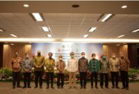 Acara Proses Penandatanganan perpanjangan kontrak Wilayah Kerja Jabung oleh SKK Migas dan anggota Konsorsium Jabung berlangsung di Jakarta, Jumat (12/11/21). FOTO : HMS PetroChina.