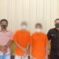 Polsek Kumpeh Ulu Amankan 2 Pria Diduga Pungli Sopir Angkutan Batu Bara. FOTO : Hms Polsek KU
