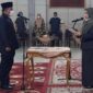 Bupati Muaro Jambi Hj. Masnah Busyro saat Melantik Budhi Hartono, S.Sos sebagai Pejabat Sekda di Aula Kantor Bupati, Sabtu (18/12/21). FOTO : Noval.