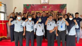 Kegiatan pemyerahan Remisi Khusus Natal 2021, Sabtu (25/12/21). Doc. Humas Lapas