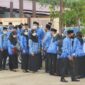 FOTO : Dok. Pengambilan Sumpah Janji PNS di halaman Kantor BKPSDM Tanjab Barat, Rabu (17/11/21)
