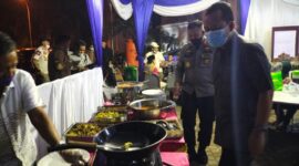 Wakil Bupati Muaro Jambi Bambang Bayu Suseno Saat Tinjau Pos Pengamanan Citra Raya City, Jumat (31/12/21). FOTO : Noval