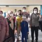 Polresta Jambi Vaksinasi Siswa SDN 66 Kota Jambi, Jumat (7/1/22). FOTO : Noval