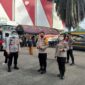 Kapolresta Jambi Kombes Pol Eko Wahyudi, SIK, MH saat meninjau langsung sekitaran stadion KONI, Kamis (6/1/22). FOTO : Noval